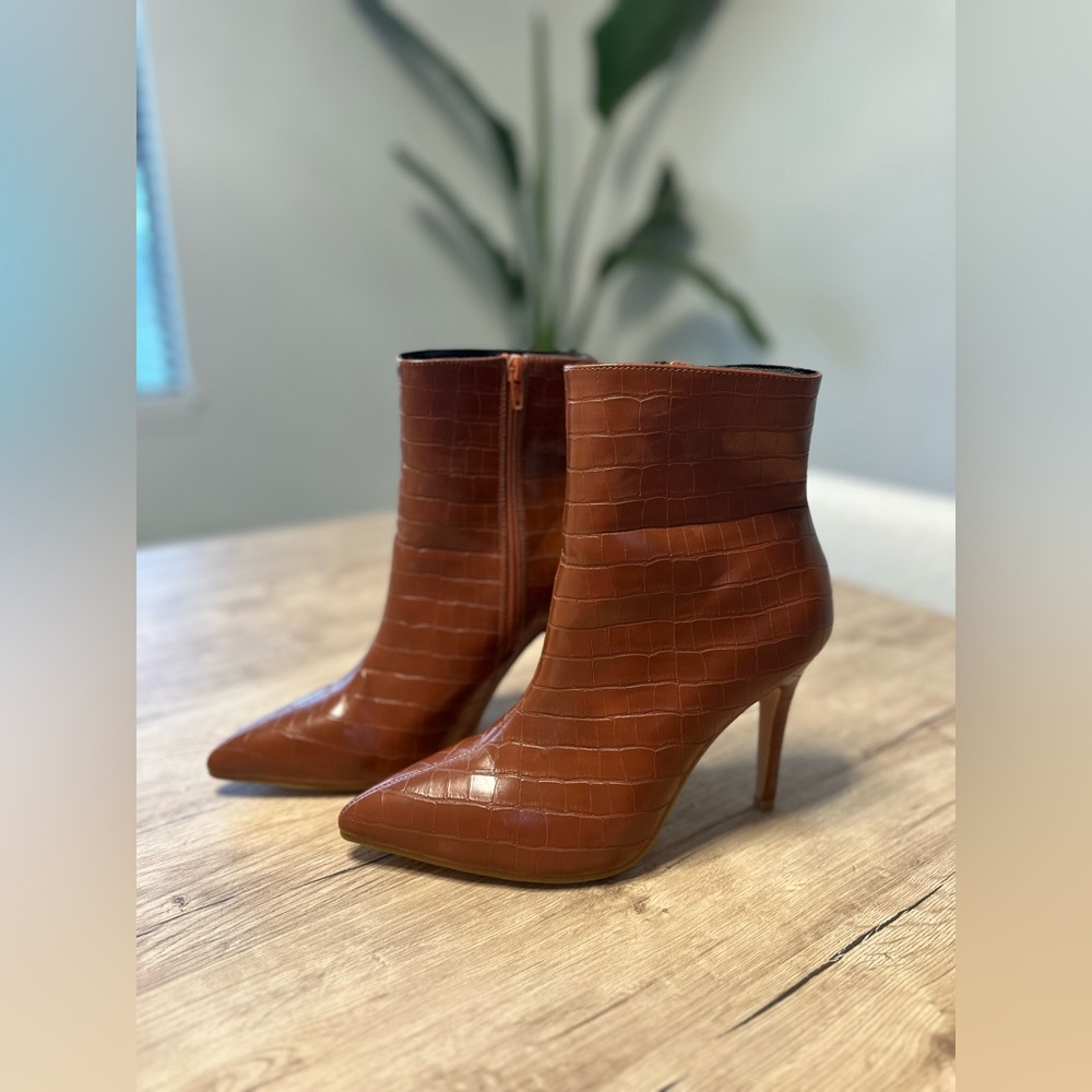 ASOS Croc Heel Boot